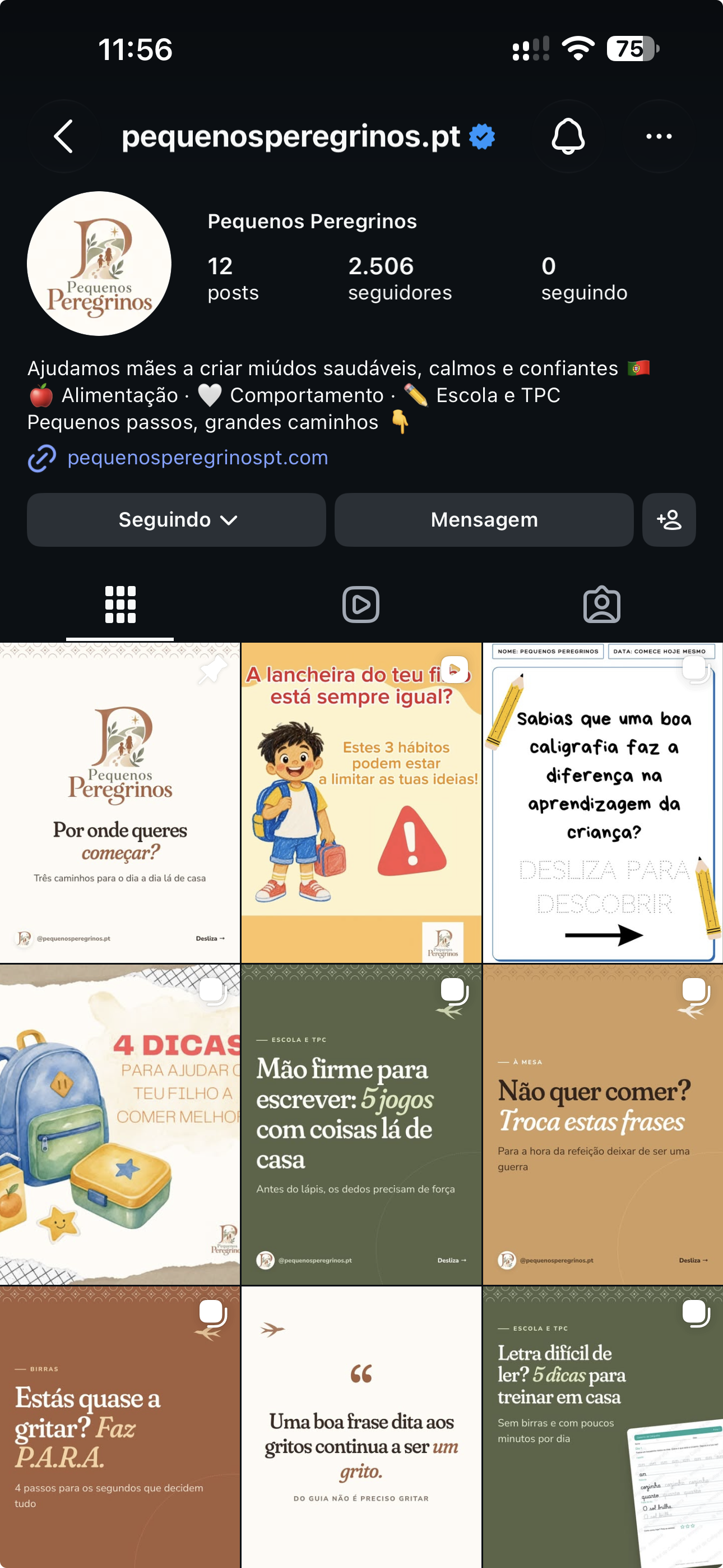 Logótipo Pequenos Peregrinos